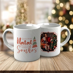 CANECA NATAL COM FOTO - VINTAGE - comprar online