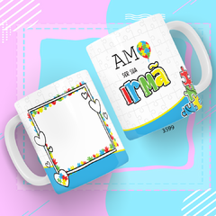 Caneca de Cerâmica Personalizada Diversidade - Apoie e Celebre ! - comprar online