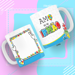 Caneca de Cerâmica Personalizada Diversidade - Apoie e Celebre ! - JJ PERSONALIZADOS