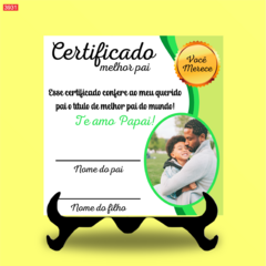 AZULEJO DE MESA OU PAREDE - PAI CERTIFICADO - comprar online