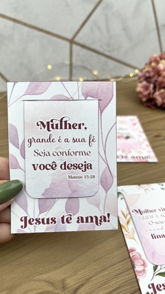 MARCA PÁGINAS MAGNÉTICO - MULHER VIRTUOSA - JJ PERSONALIZADOS