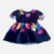 Vestido Baby Flores Preto