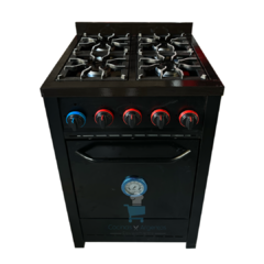 Cocina Slim 57,5cm Negra Ciega