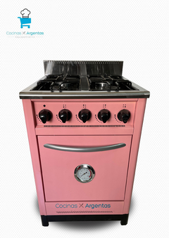 Cocina 57,5cm rosa puerta ciega - Cocinas Argentas