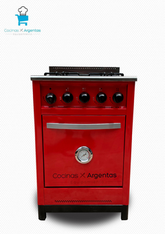 Cocina 57,5cm roja puerta ciega