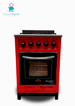 Cocina 57,5cm roja puerta de vidrio en internet