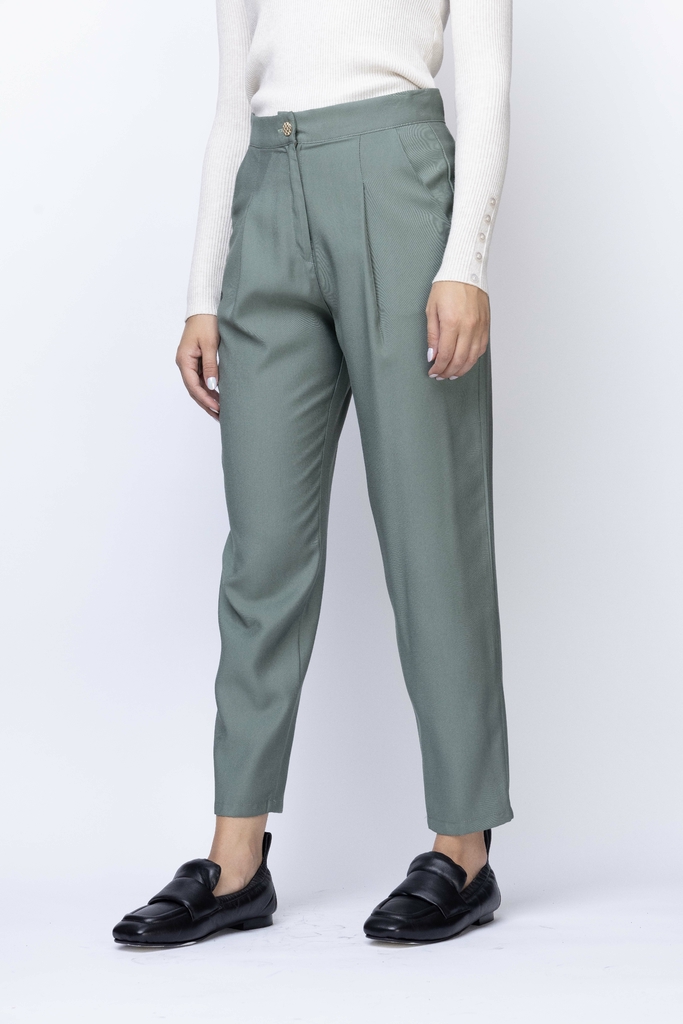 THE SIENA TROUSERS - GRIS
