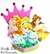 PRINCESAS ADORNO PARA TORTA x1 U