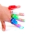 MANO CON 4 ANILLOS LED