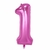 GLOBO NUMERO Nº 1 FUCSIA 10" x1 U