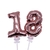 GLOBOS NUMERO 7" ROSEGOLD x5 U