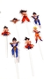 PINCHE DRAGON BALL Z PARA CUPCAKES x12 U - comprar online