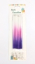 VELAS TRICOLOR (violeta/rosado/blanco) x6 U