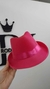 SOMBRERO FUNYI FUCSIA DE TELA CON CINTA x1 U