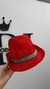 SOMBRERO FUNYI ROJO DE TELA CON CINTA x1 U