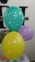 GLOBO IMPRESO ESTRELLAS 12" DE LATEX BOMBUCHA x10 U