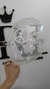 GLOBO IMPRESO SIMBOLO DE PAZ CRISTAL BLANCO 12" DE LATEX BOMBUCHA x10 U