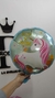 GLOBO UNICORNIO FONDO CELESTE 18" x1 U