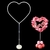 SOPORTE PARA GLOBOS FORMA CORAZON x1 U - comprar online