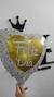 CORAZON 18" FELIZ DIA DORADO Cod. 68 x1 U