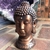 * Busto de Gesso Buda de Mesa 24 cm - Misan Artesanato