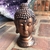 * Busto de Gesso Buda de Mesa 24 cm - Misan Artesanato - Artesaria - Objetos para a Alma