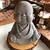 * Buda de Gesso Baby Pintura Granito 20cm - Misan Artesanato