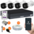 Kit 4 Câmeras Intelbras Básico HD 1 TB VHC 1120 B HD 720p Visão Noturna 20m Resistente à Chuva IP66 DVR Intelbras 1004-C - comprar online