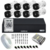 Kit 8 Câmeras Intelbras Básico HD500GB VHC 1120 B HD 720p Visão Noturna 20m Resistente à Chuva IP66 DVR Intelbras 1008-C