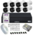 Kit 8 Câmeras Intelbras Básico HD 1 TB VHC 1120 B HD 720p Visão Noturna 20m Resistente à Chuva IP66 DVR Intelbras 1008-C