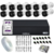 Kit 12Câmeras Intelbras Básico HD 1 TB VHC 1120 B HD 720p Visão Noturna 20m Resistente à Chuva IP66 DVR Intelbras 1016-C