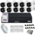 Kit 10Câmeras Intelbras Básico HD 1 TB VHC 1120 B HD 720p Visão Noturna 20m Resistente à Chuva IP66 DVR Intelbras 1016-C