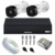 Kit 2 Câmeras Intelbras Básico VHC 1120 B HD 720p Visão Noturna 20m Resistente à Chuva IP66 + DVR Intelbras 1004-C