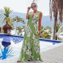 Vestido longo floral Lola - tam 42/44/46