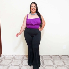 Calça Flare Preta - plus size