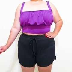 Short Canelado - plus size