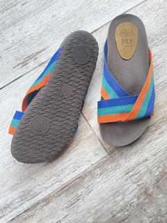 Beach Blue - bily shoes