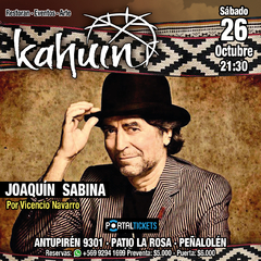 JOAQUÍN SABINA Por Vicencio Navarro