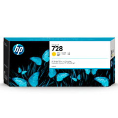 Cartucho hp 728 Amarillo para T730 T830 MFP x 300ml