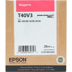 Cartucho Epson T40v3 P/plotter T3170 / T5170 Magenta 26ml - comprar online