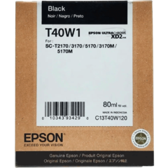 Cartucho Epson T40W1 P/plotter T3170 / T5170 Negro 80ml - comprar online