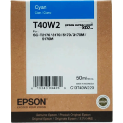 Cartucho Epson T40W2 P/plotter T3170 / T5170 Cyan 50ml - comprar online