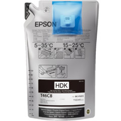 Tinta EPSON sublimación original T46C8 HDK negro para F6370