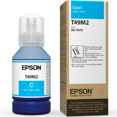 Tinta sublimación original EPSON T49M2 para F570 CYAN - comprar online