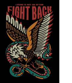 CAMISETA FIGHT BACK na internet