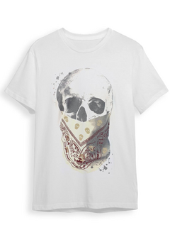 CAMISETA CAVEIRA MASCARADA - comprar online