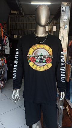 CAMISETA MANGA LONGA - GUNS N