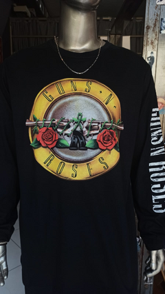 CAMISETA MANGA LONGA - GUNS N - comprar online