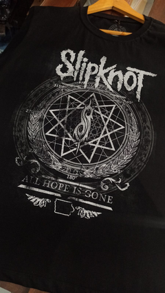 CAMISETA SPLIPKNOT ALL HOPE IS GONE na internet