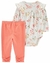 Carter´s Set 2 Piezas Body Mangas Largas Pantalon Floral